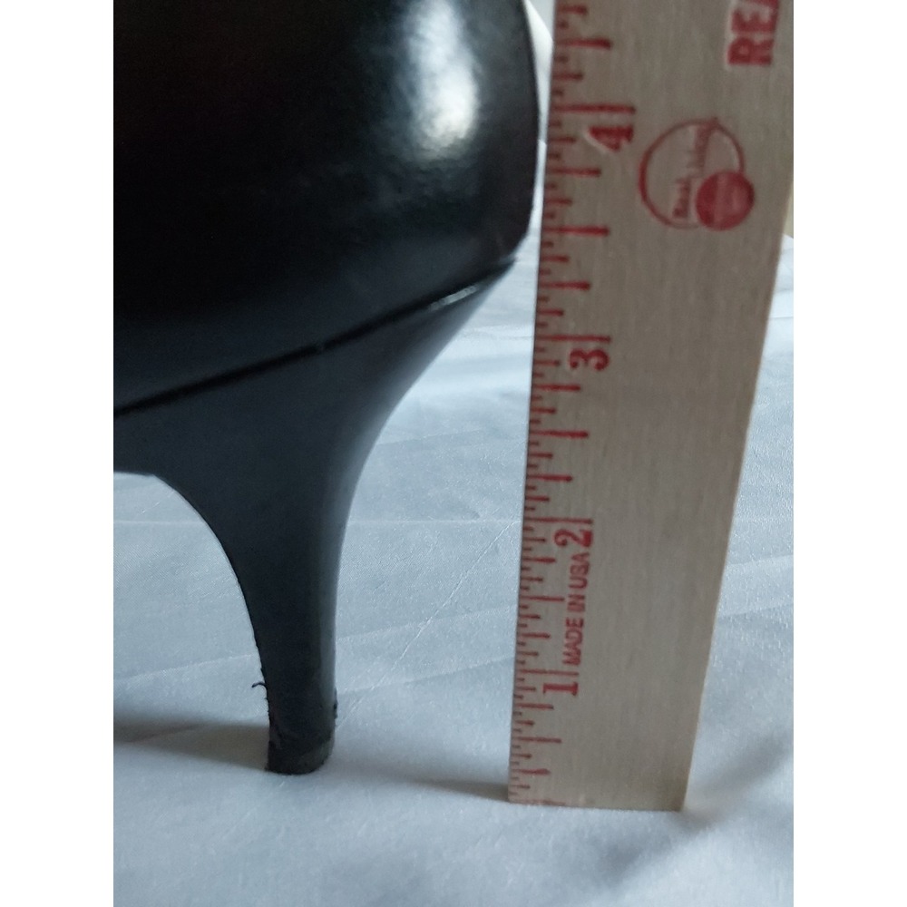 Michael Kors Women's Black Leather‎ Pointed Toe Pumps Sz 8.5M - Picture 8 of 9
